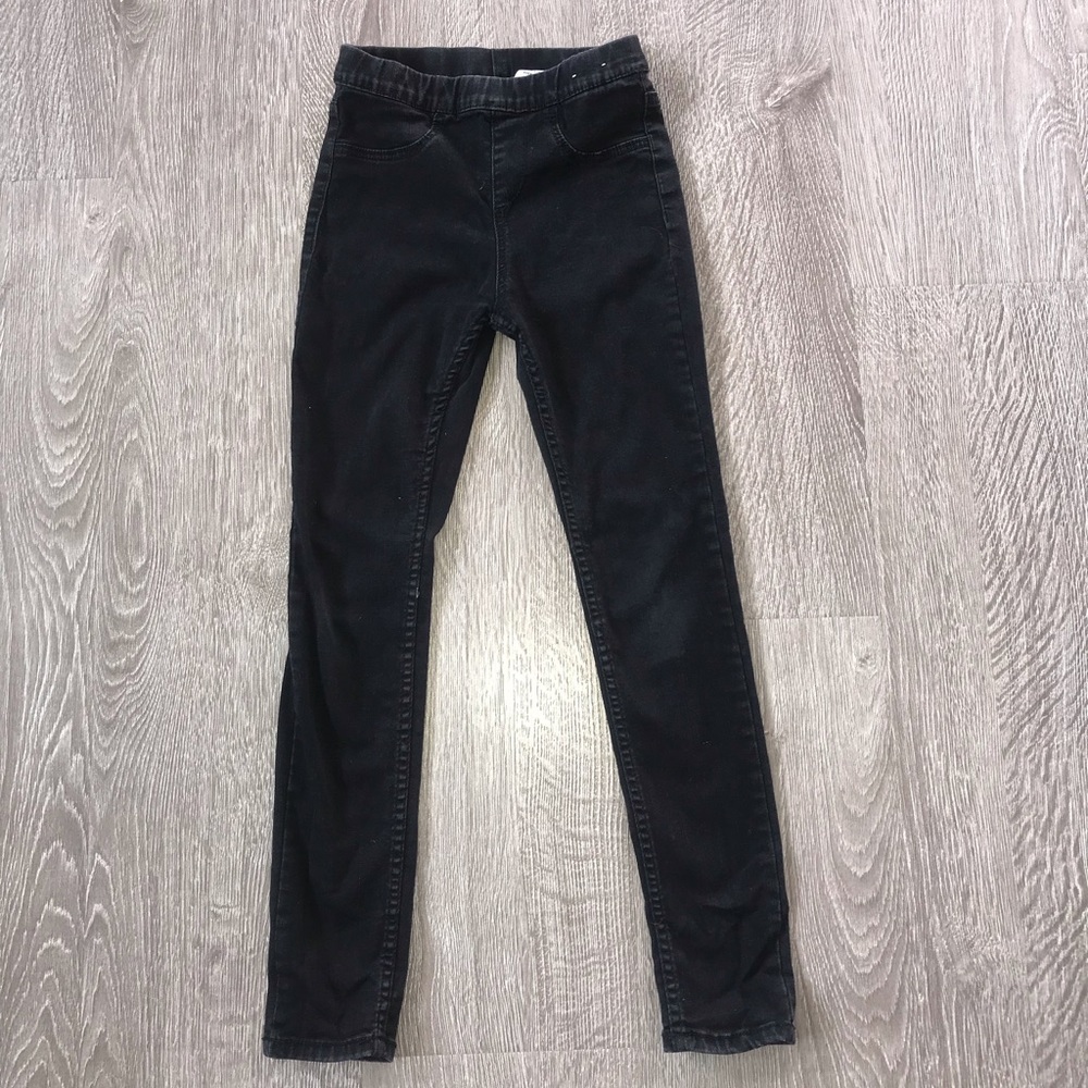 Denim leggings